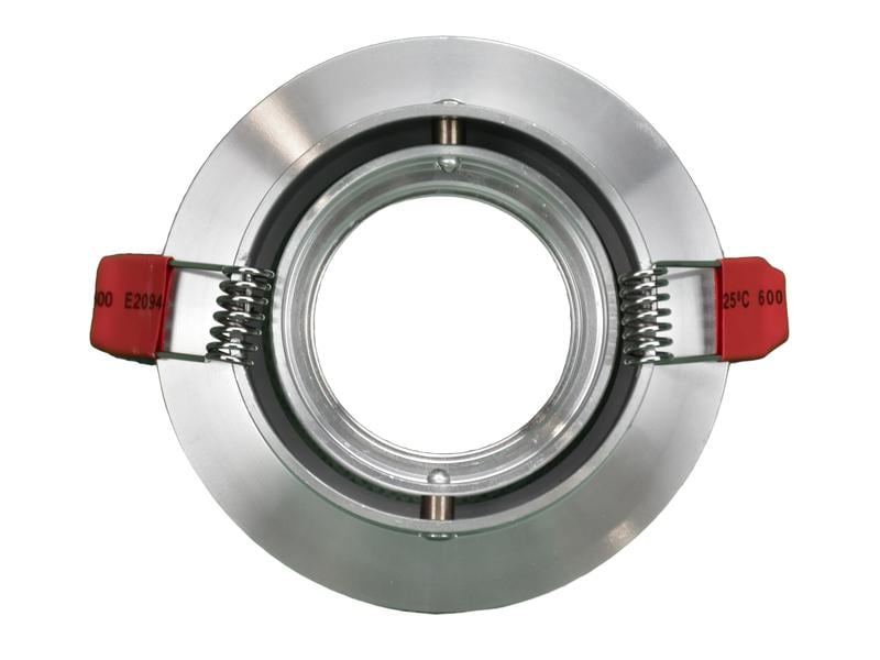 Schönenberger Einbauring Brilliant Ø68 mm, Aluminium gebürs Schwenkbarer Einbaurahmen aus Alu