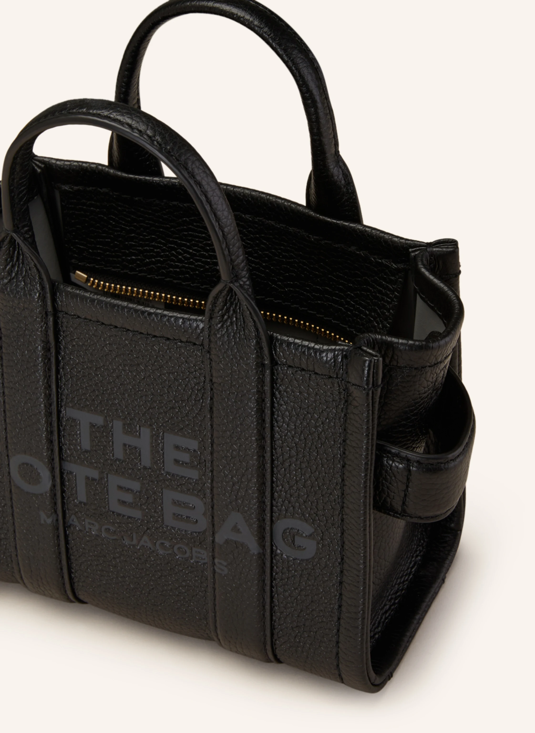 MARC JACOBS Shopper THE CROSSBODY TOTE BAG LEATHER