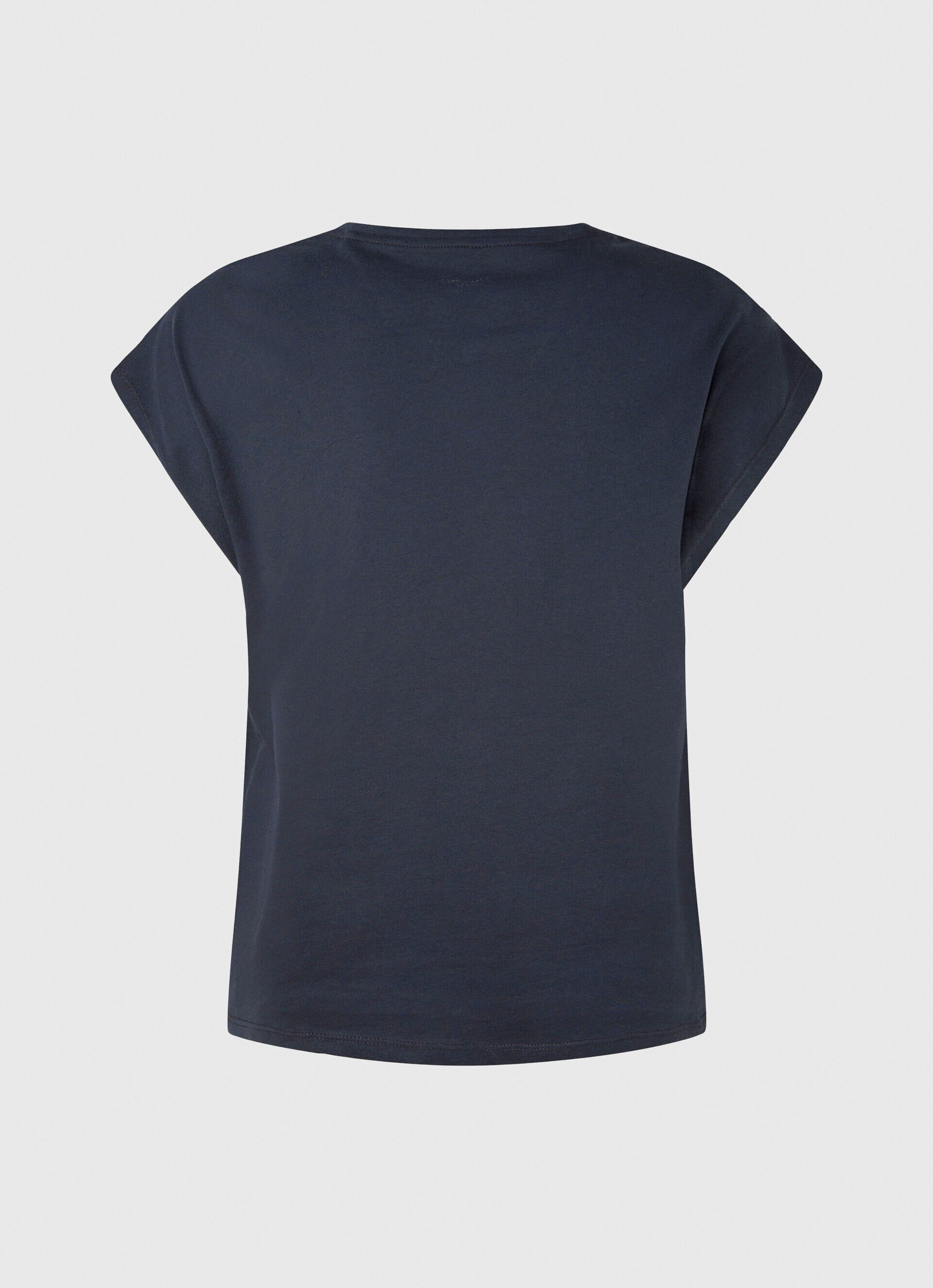 Camiseta sem mangas com logotipo estampado - azul dulwich