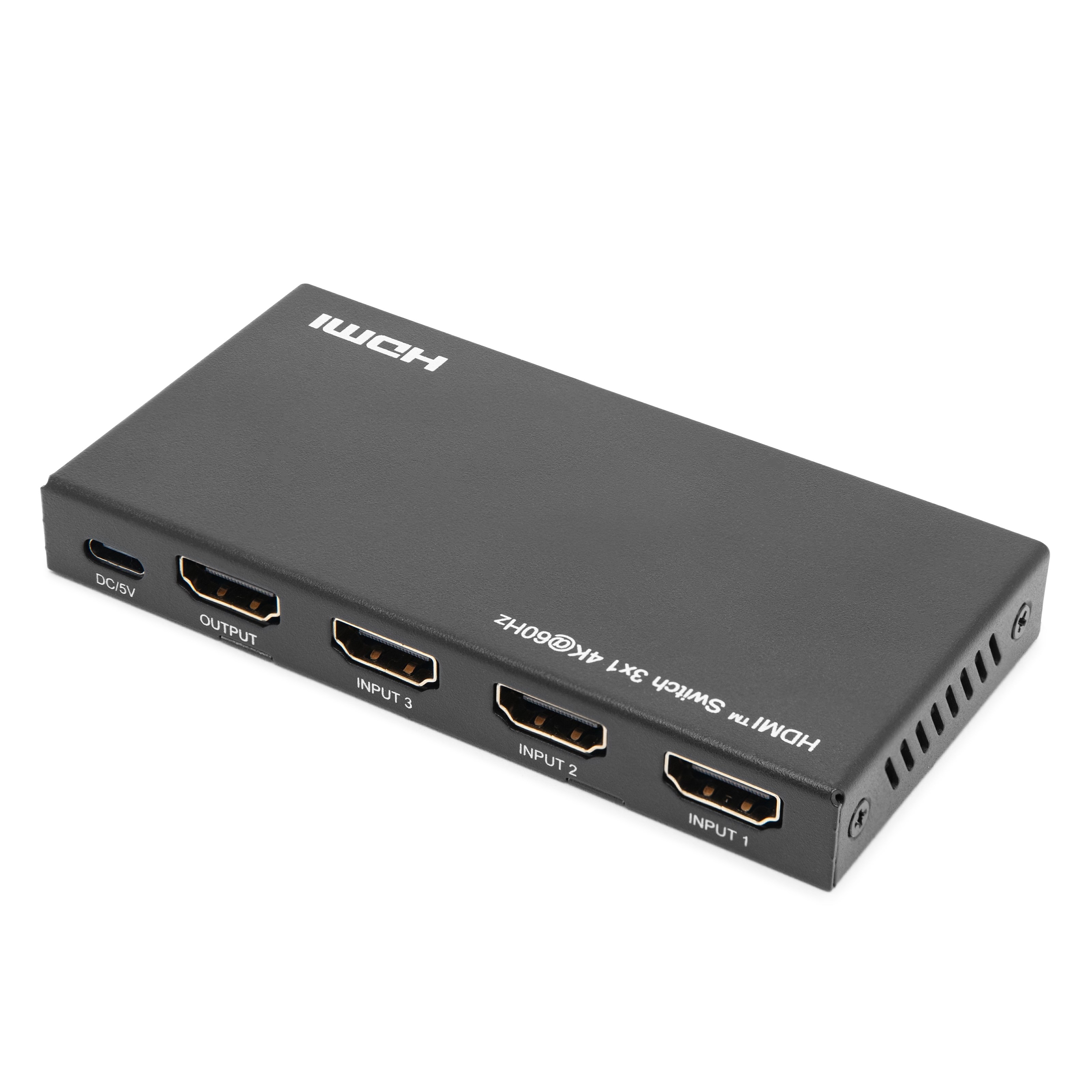 Luxorparts 4K HDMI-switch med fjernkontroll 3-veis