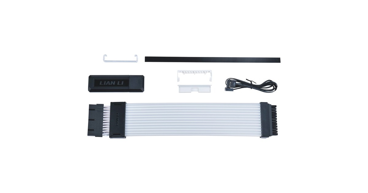 Lian LiStrimer Wireless PW24-1W-T - 24-pin RGB verlengkabel  (Inclusief controller, 0,26 meter, RGB leds)