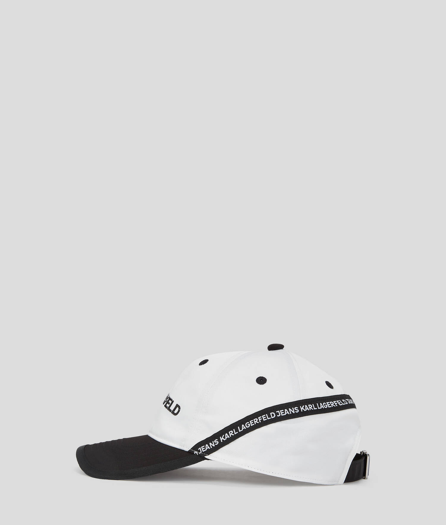 CASQUETTE AVEC BANDE EN NYLON - Blanc