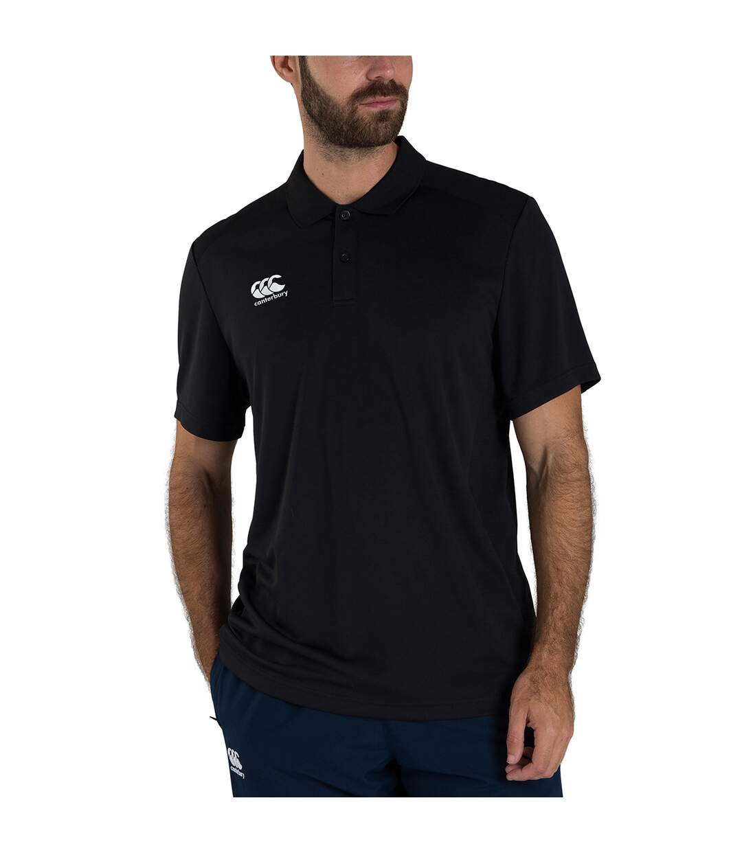Canterbury - Polo CLUB DRY - Homme (Noir) - UTPC4376