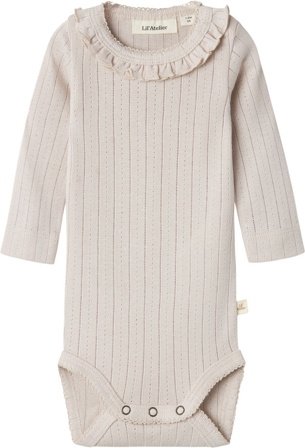 Lil' Atelier NBFRACHEL NIS LS SLIM BODY LIL NOOS Gray morn