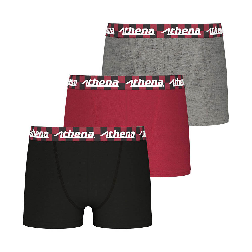 ATHENA<br>Conjunto de 3 cuecas boxer FÁCIL E DIVERTIDO