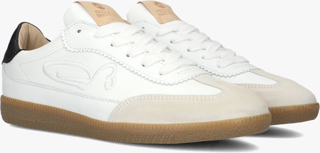 witte fred de la bretoniere lage sneakers pearl sign
