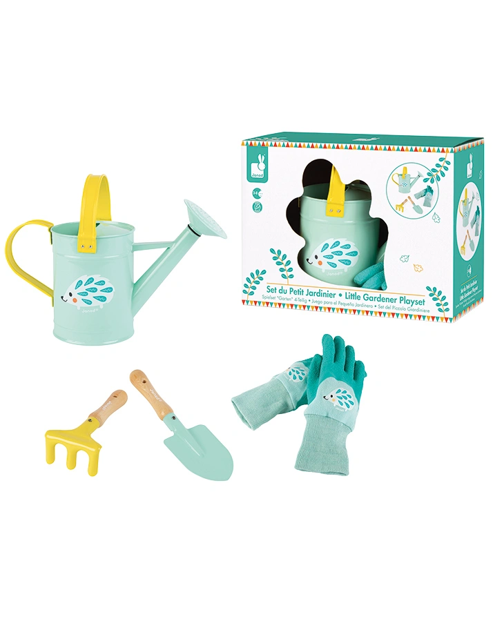 Garten-Spielset HAPPY GARDEN 4-teilig in türkis