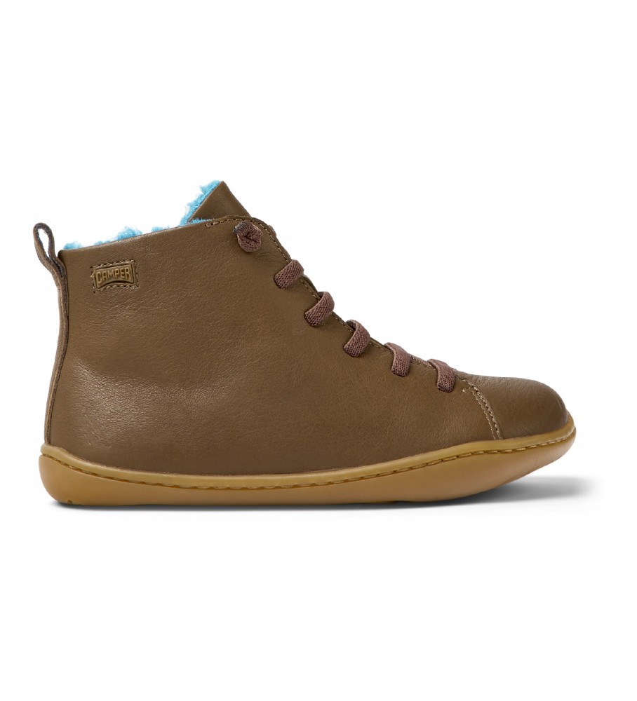 Botas de couro Camper Peu Cami marrom