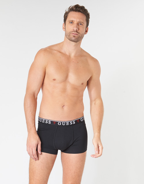 Guess - BRIAN BOXER TRUNK PACK X3 - Noir / Gris / Blanc