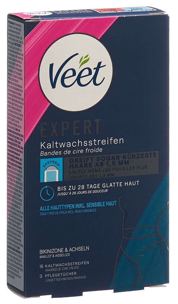 Veet Kaltwachsstreifen Bikini&Achsel 16 Stk