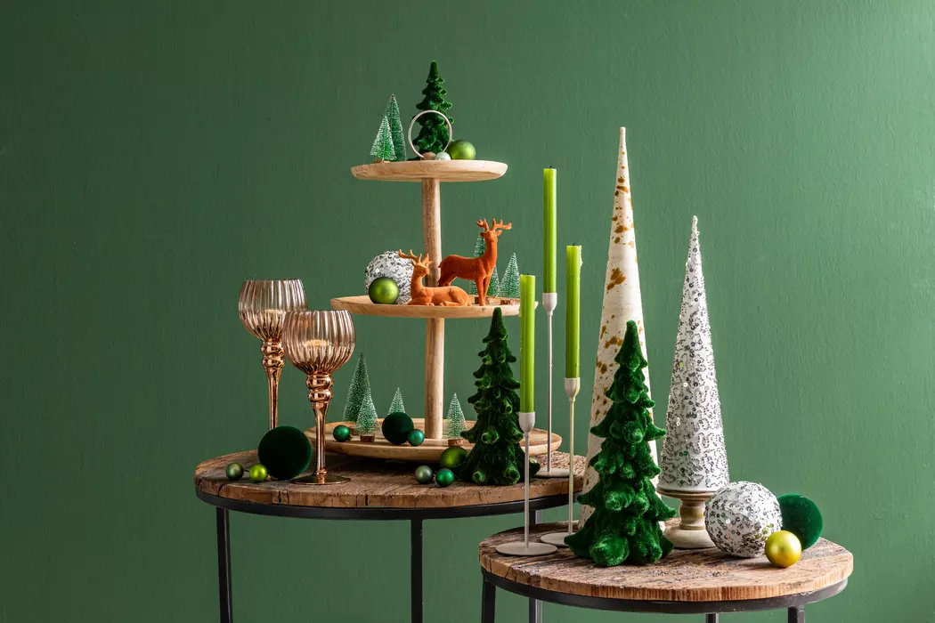 Deko-Objekt Baum - Pailetten 39 cm