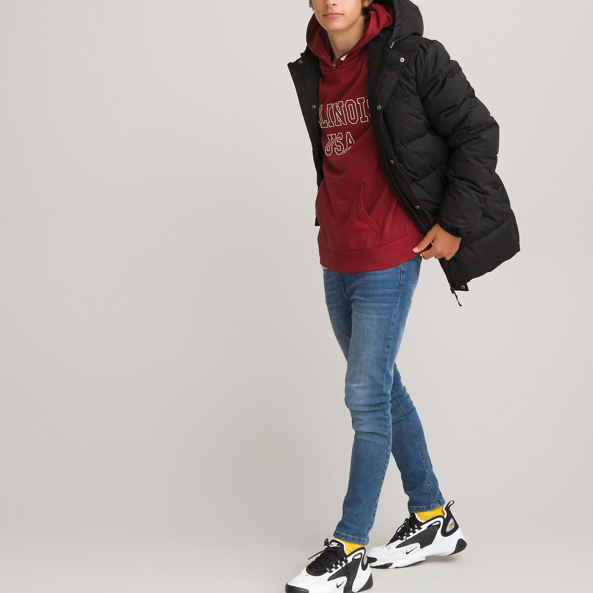COLEÇÕES LA REDOUTE<br>Jaqueta de plumas quente com capuz