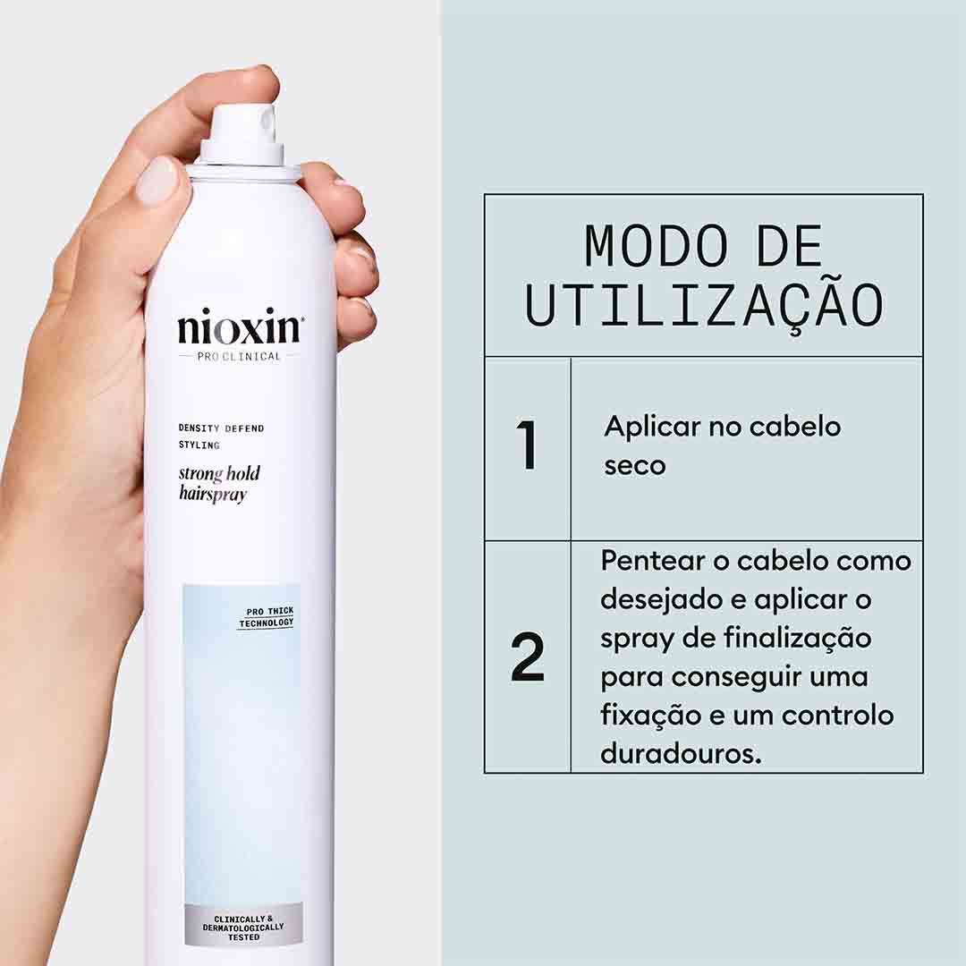 Nioxin Styling Spray de Fixação Forte - 300ml