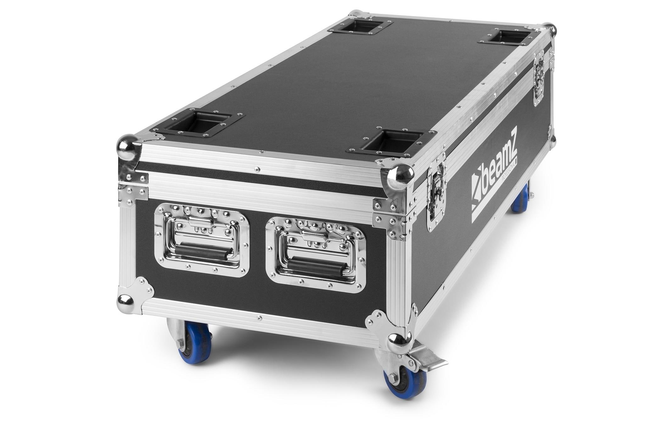 Flightcase FL128<br>Ultimatives Flightcase für den kompakten und sicheren Transport und Einsatz von 8x Star-Color 128 Washlights