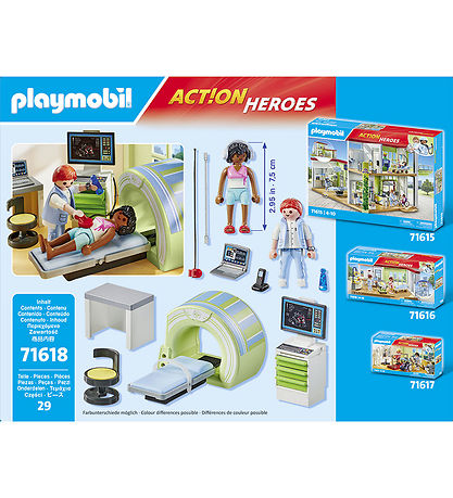 Playmobil Action Helden - Radiologe mit Patient - 71618 - 29 Tei