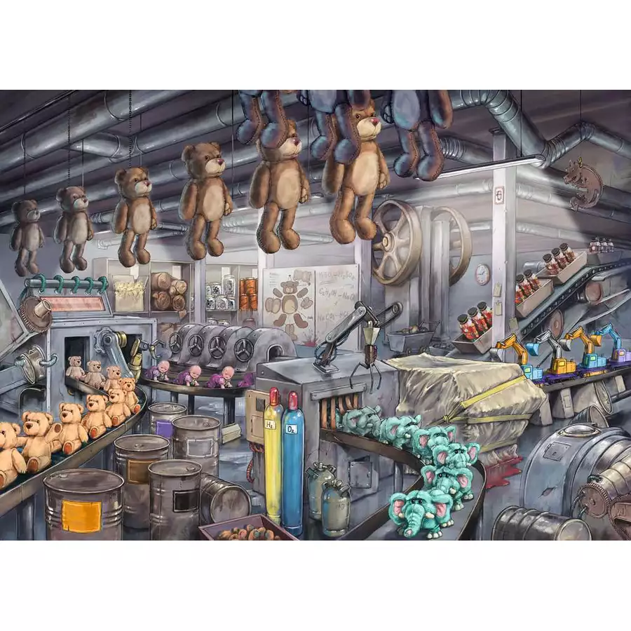 Ravensburger In der Spielzeugfabrik bunt