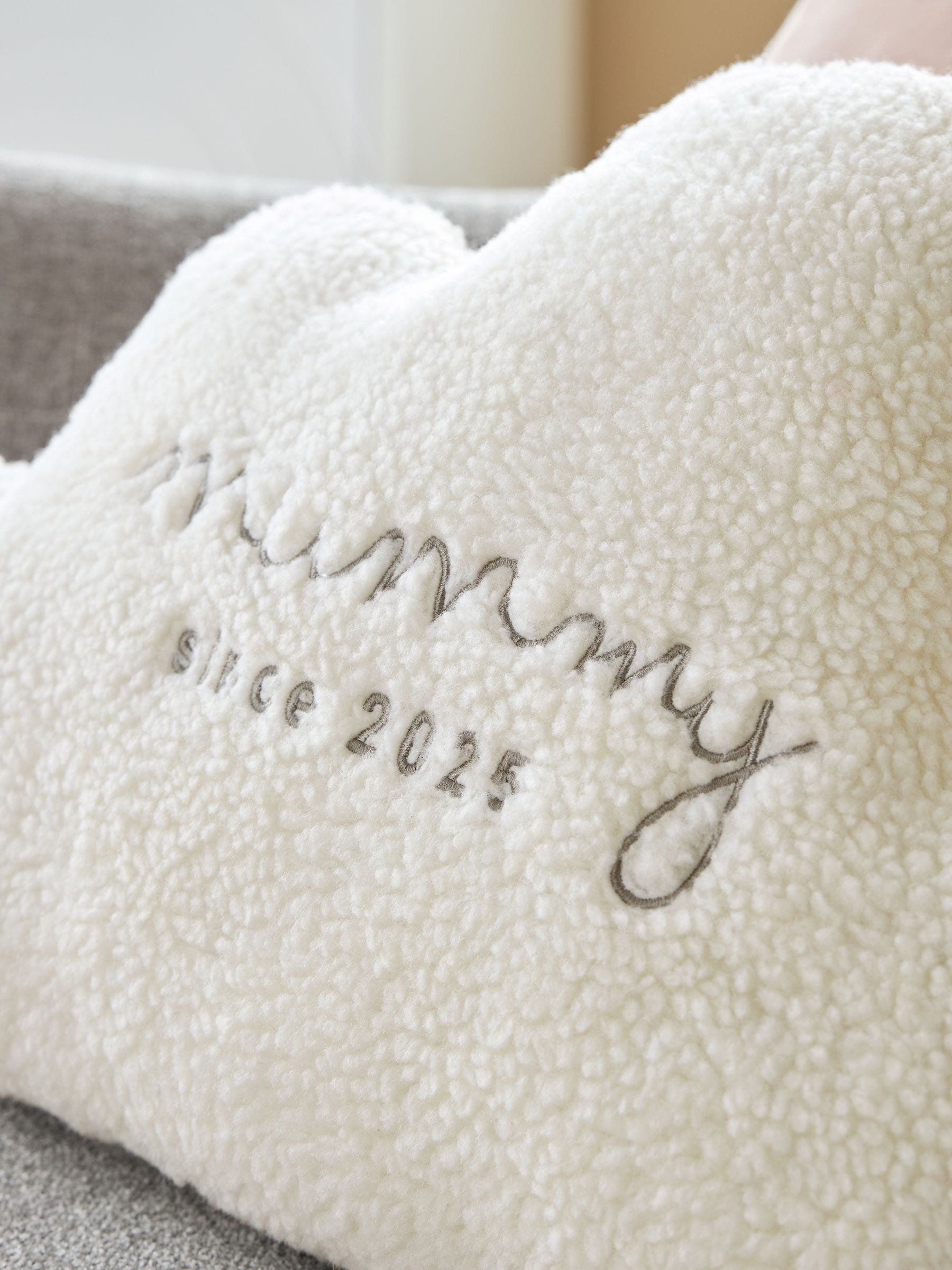 Mummy Est 2025 Cloud Cushion