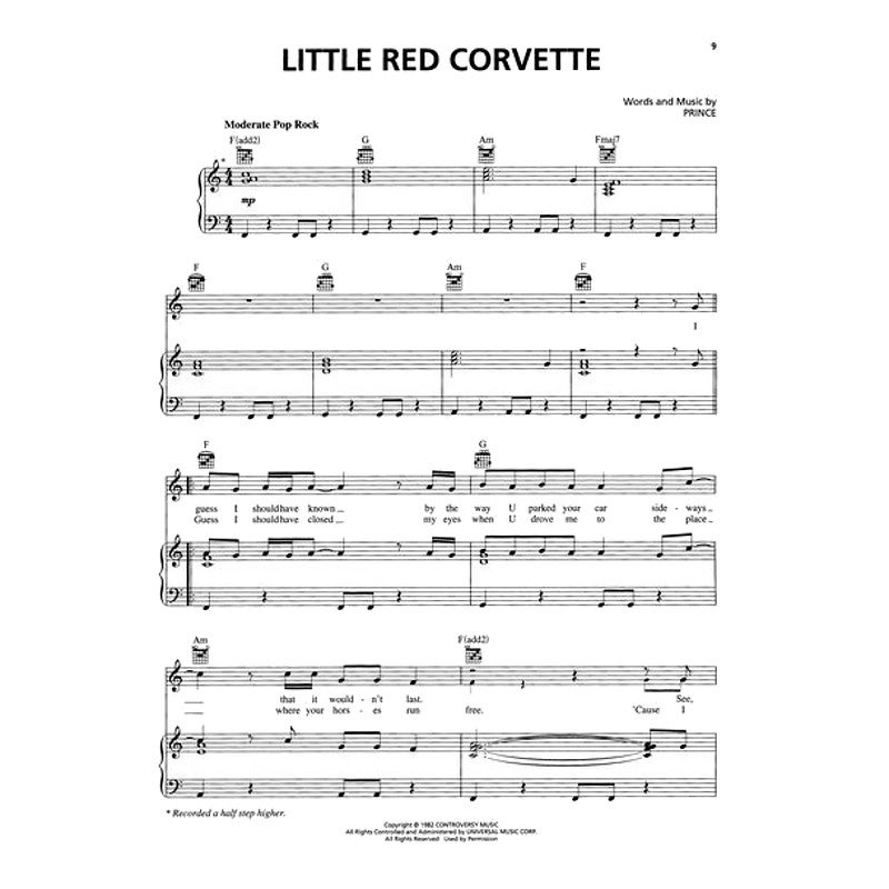 Hal Leonard - Prince: 1999 (PVG) songbook
