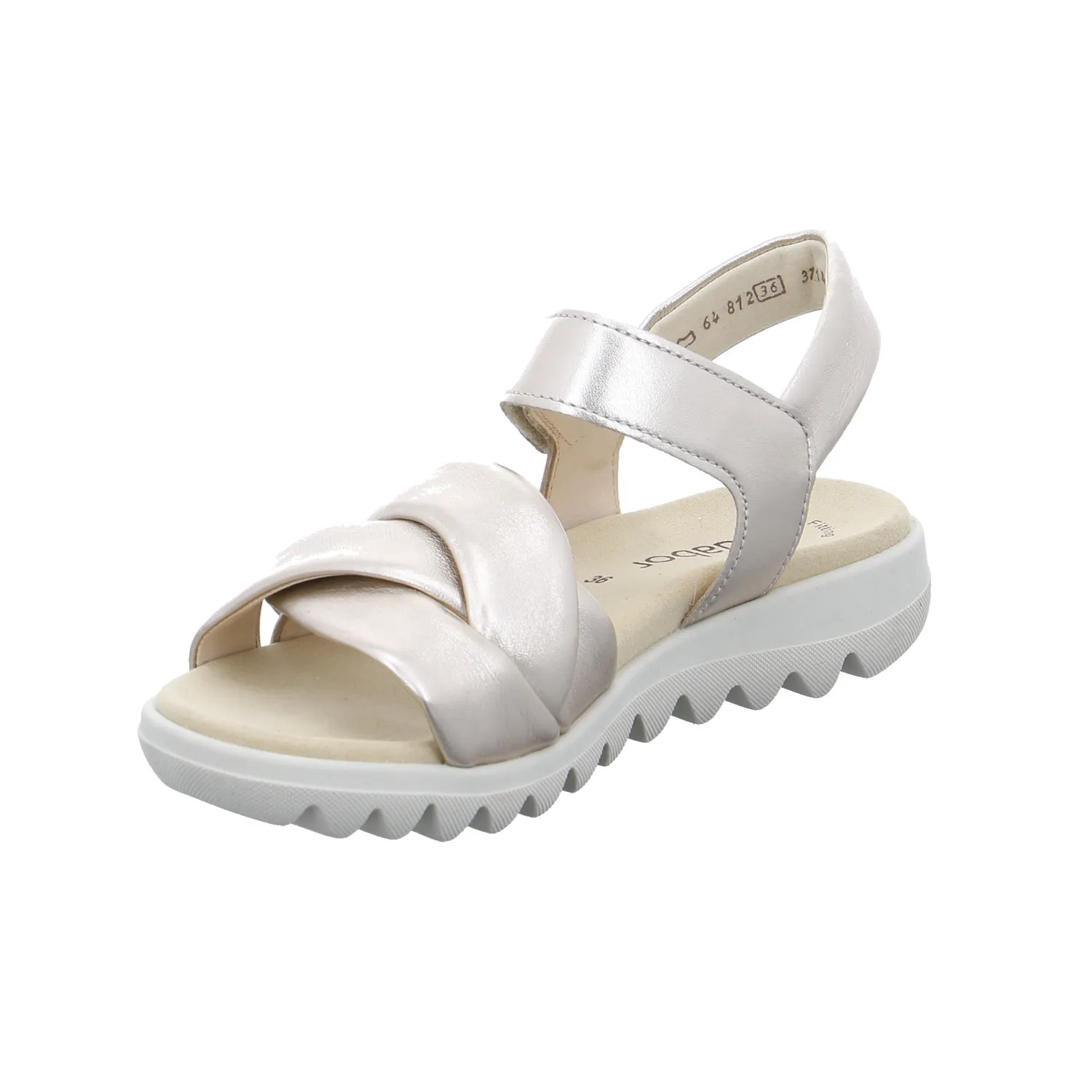 GABOR Sandalette Gold Leder