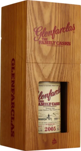 GLENFARCLAS VINTAGE 2005 FAMILY CASKS 70CL