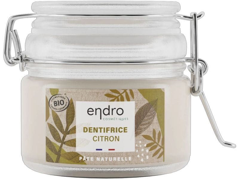 endro Zahncreme Zitrone 100 ml Bio-Zahnpasta für einen frischen Atem