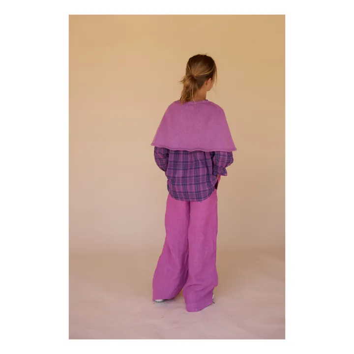 Longlivethequeen Pantalon Ample Lin | Mauve