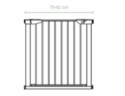 Beemoo SAFE Flat Step Sikkerhetsgrind, Black