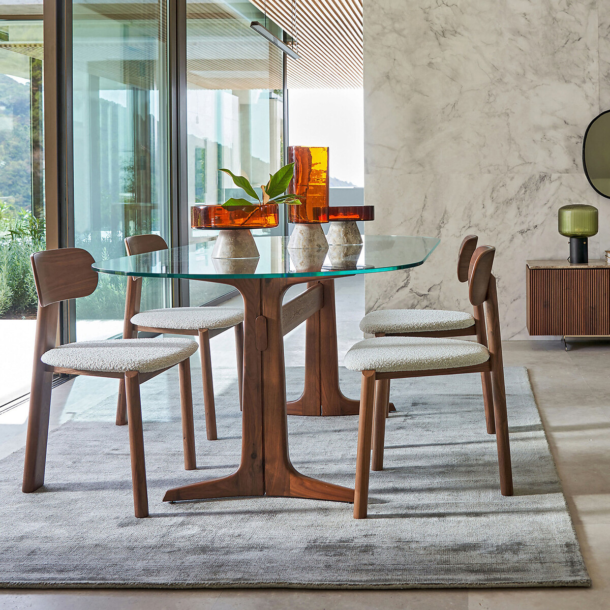 AM.PM<br>Cadeira em bouclette, design de E. Gallina, Marais