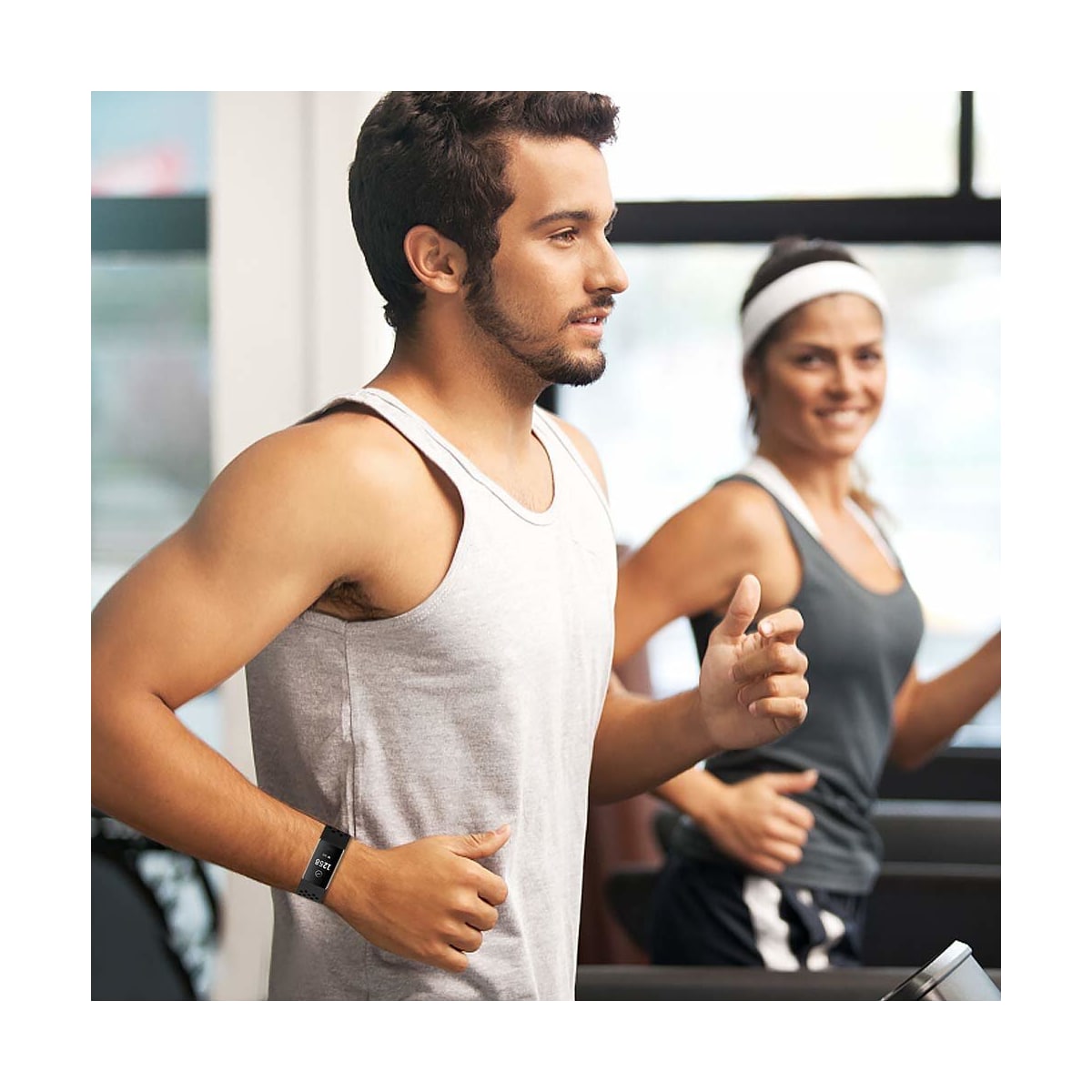 Fitbit Charge 3/4 armbånd (S) Sort