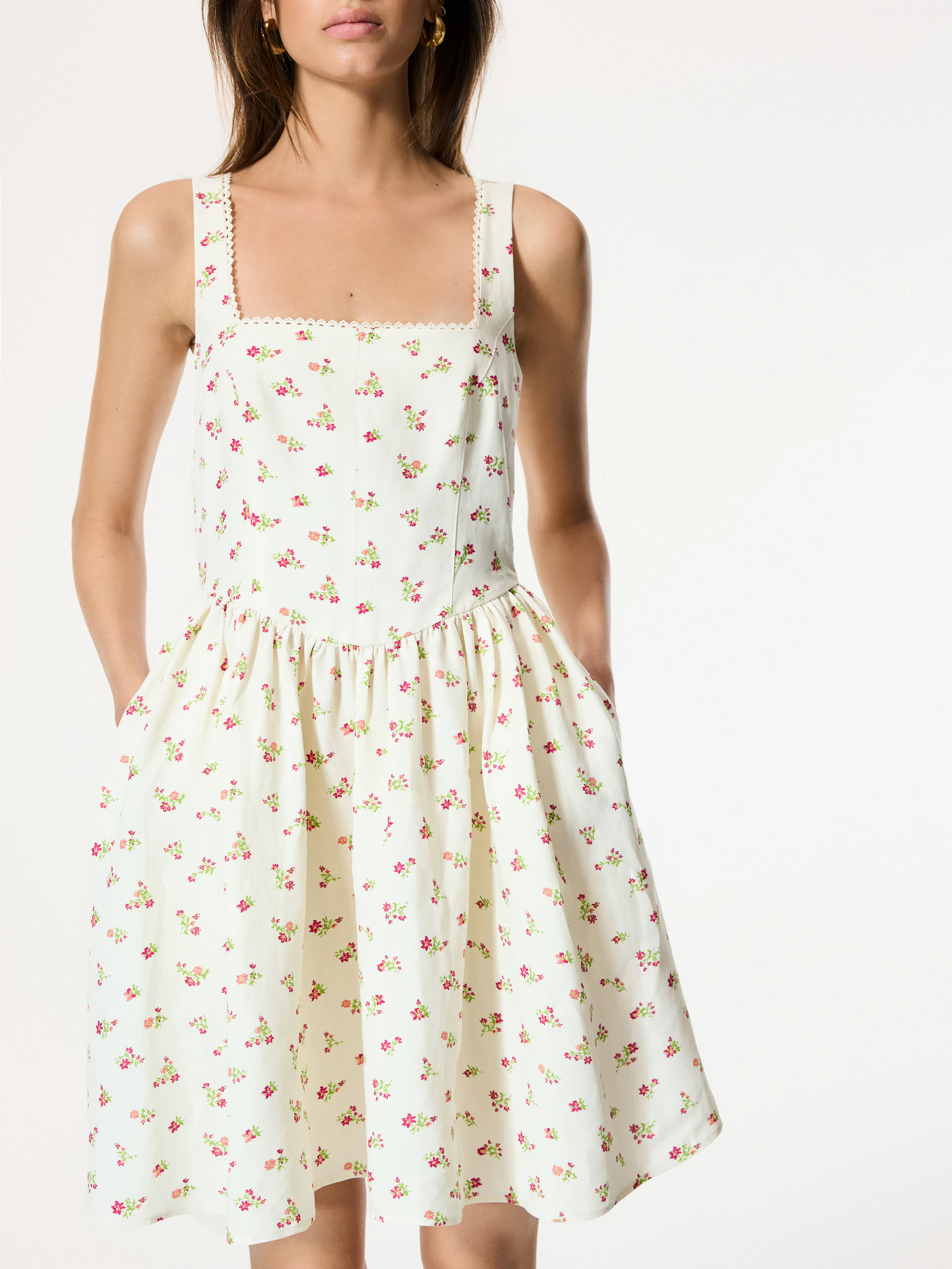 Gemustertes Minikleid