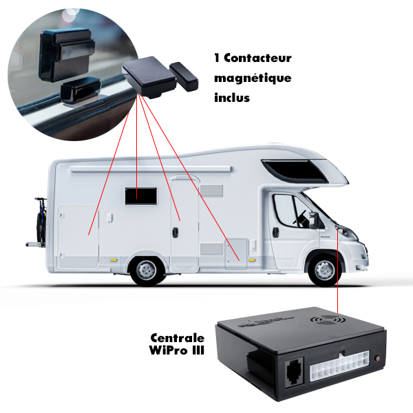 Pack Alarme THITRONIK WIPRO III MERCEDES Sprinter, Vito, VW Crafter & MAN TGE