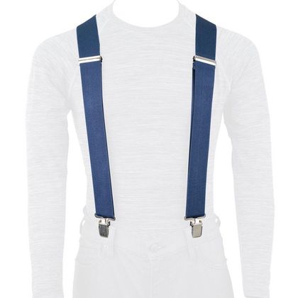 Bretelles Oxford NAVY - Blanc