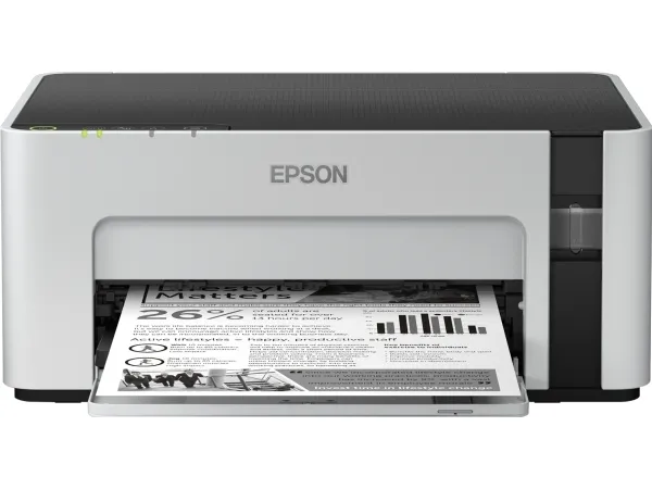 Epson EcoTank ET-M1120 - Printer - S/H - blækprinter - kan genopfyldes - A4/Legal - 1440 x 720 dpi - op til 15 spm - kapacitet: 150 ark - USB 2.0