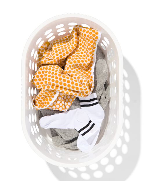panier à linge hanche 30 litres blanc