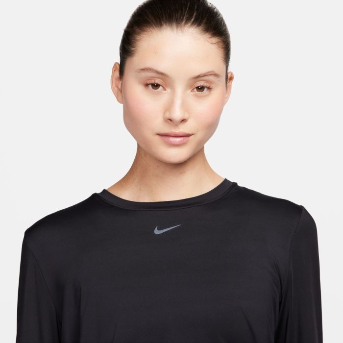 Nike Dame Trøjer Dri-FIT One Classic Long Sleeve Tee Sort