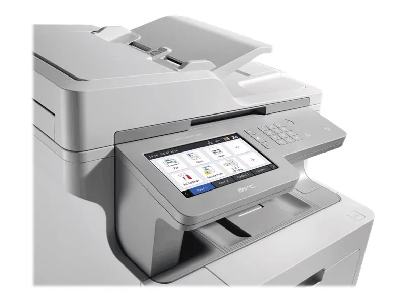 Brother MFC-L9570CDW - Multifunktionsprinter - farve - laser - A4/Legal (medie) - op til 31 spm (udskriver) - 300 ark - 33.6 Kbps - USB 2.0, Gigabit LAN, Wi-Fi(n), USB vært, NFC - med Brother PRINT AirBag til 400.000 sider