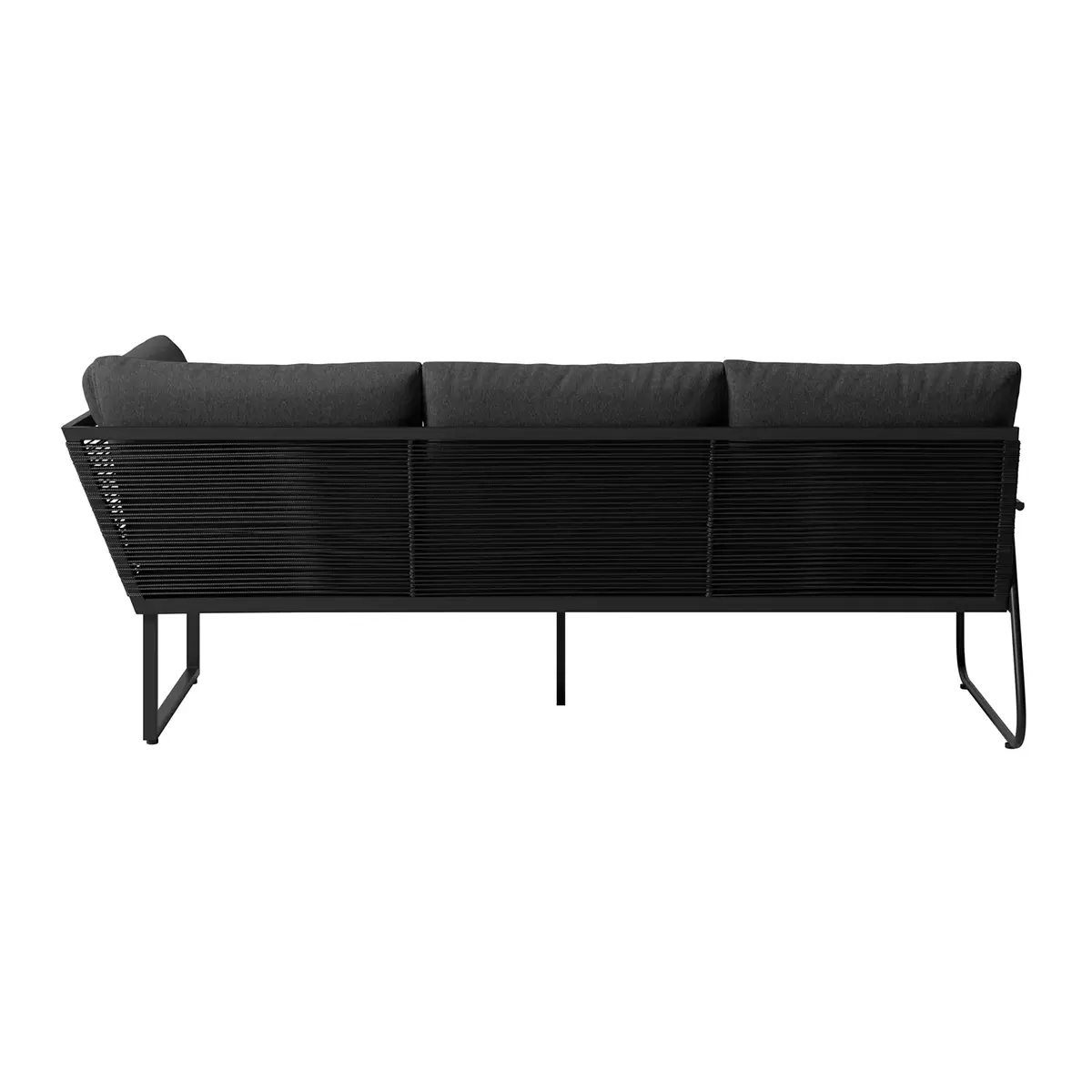 Beldano Loungegarnitur Granada 2-teilig braun,dunkelgrau