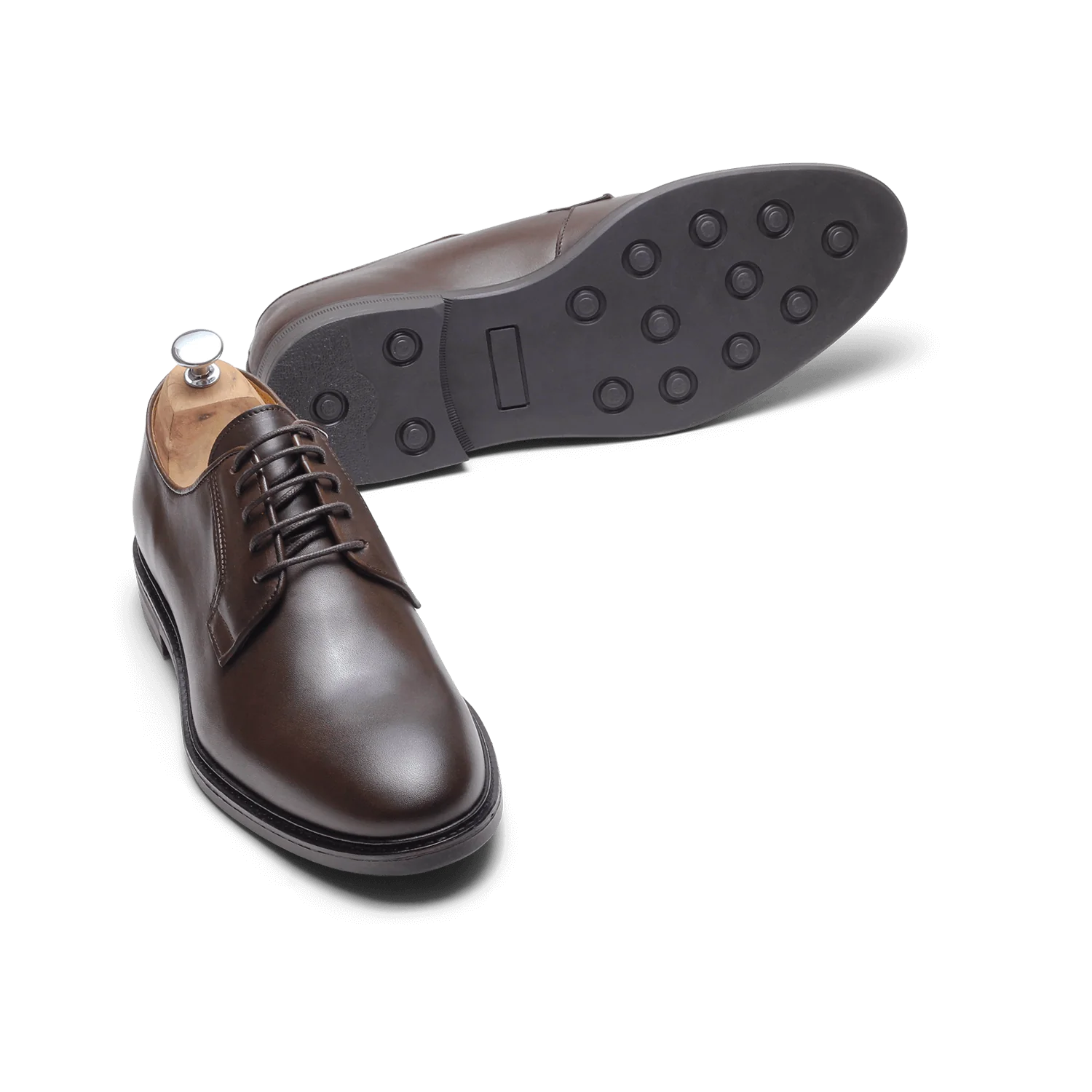 Doucan-Derby en cuir brown
