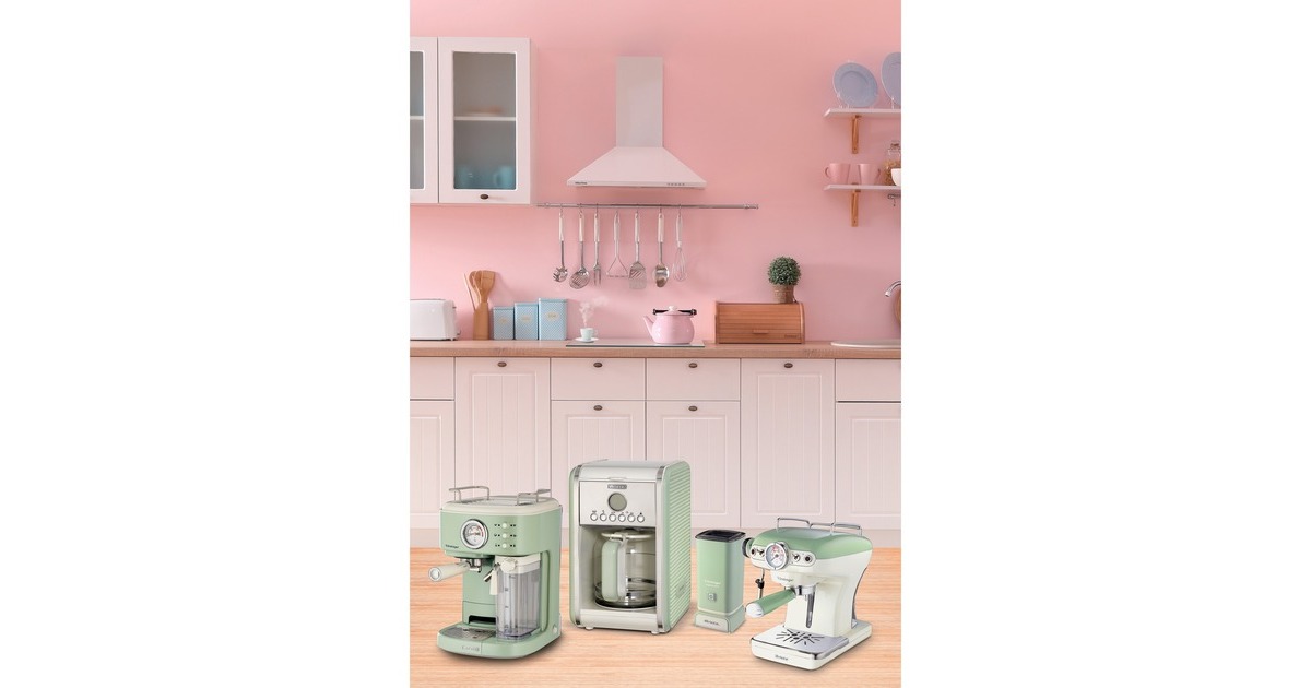 ArieteVintage American Coffee Machine 1342/04 koffieapparaat  (Lichtgroen)