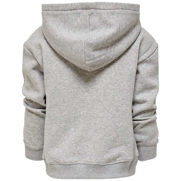 Light Grey Melange Every Life Small Logo Noos Hoodie | Luksusbaby