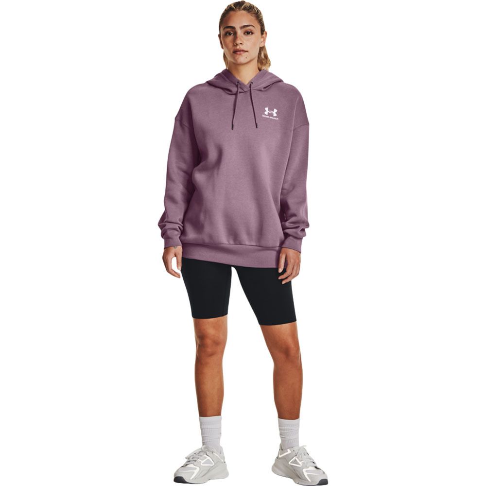 Under Armour ESSENTIAL FLC OS - Sweat Femme violet
