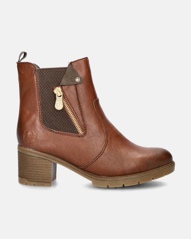 Rieker Rits- & gesloten boots  - cognac