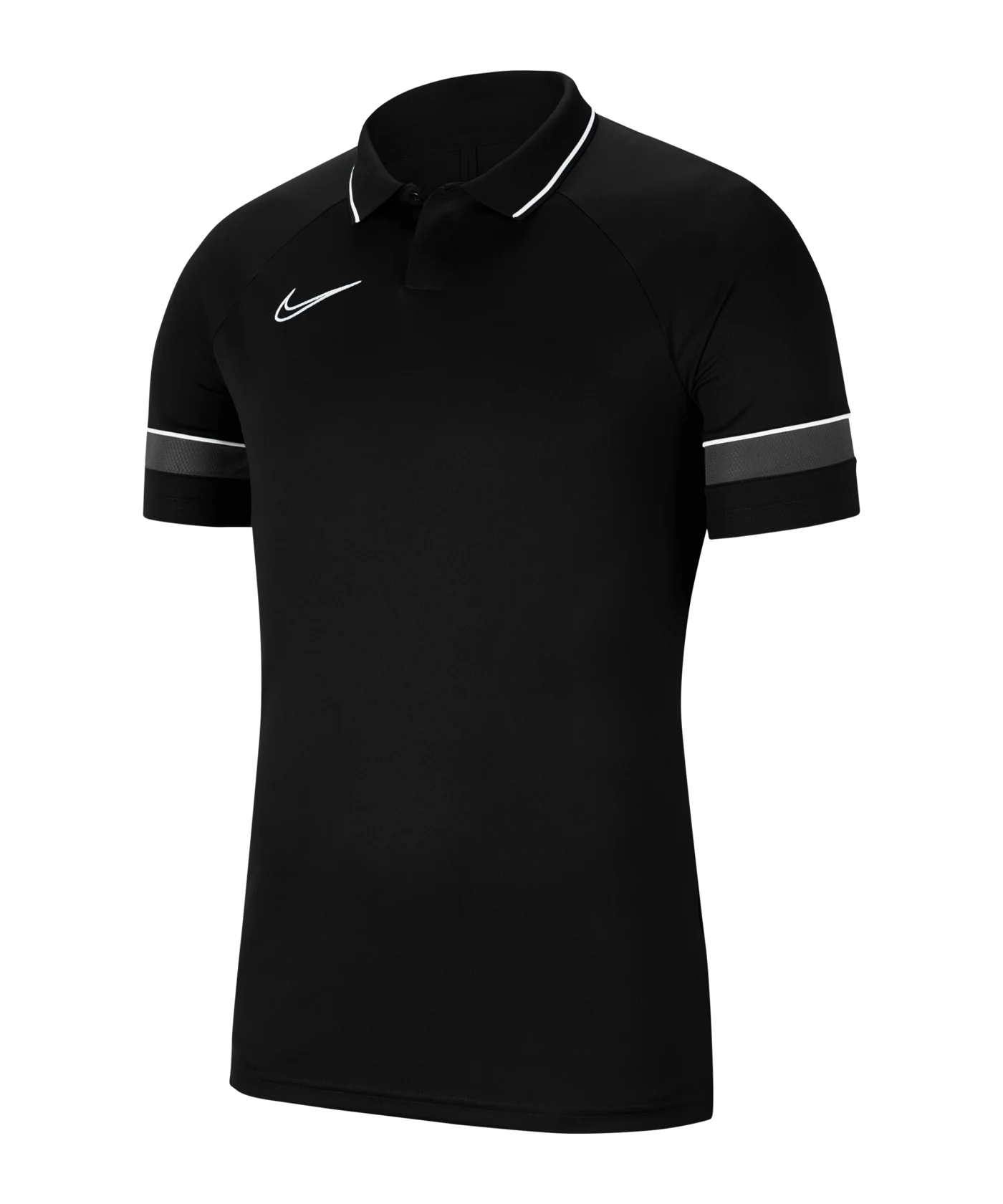 Nike Academy 21 Poloshirt Schwarz Weiss F014