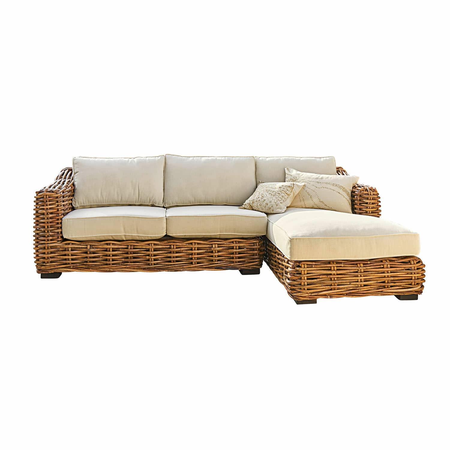 Sofa Villedieu creme/braun