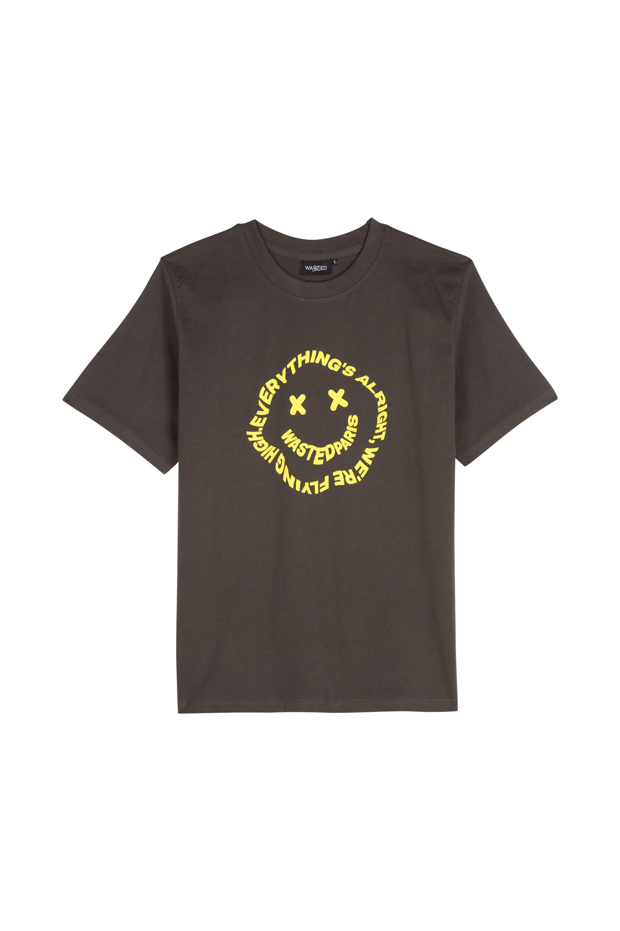 WASTED T-shirt ALRIGHT Gris