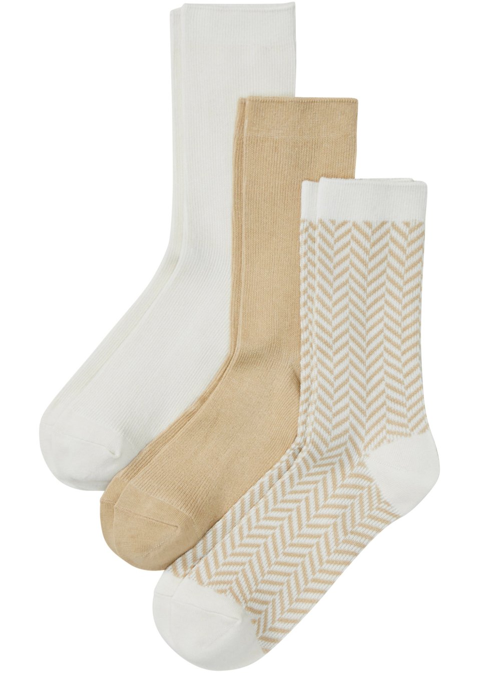 Lot de 3 paires de chaussettes en maille avec polyester recyclé