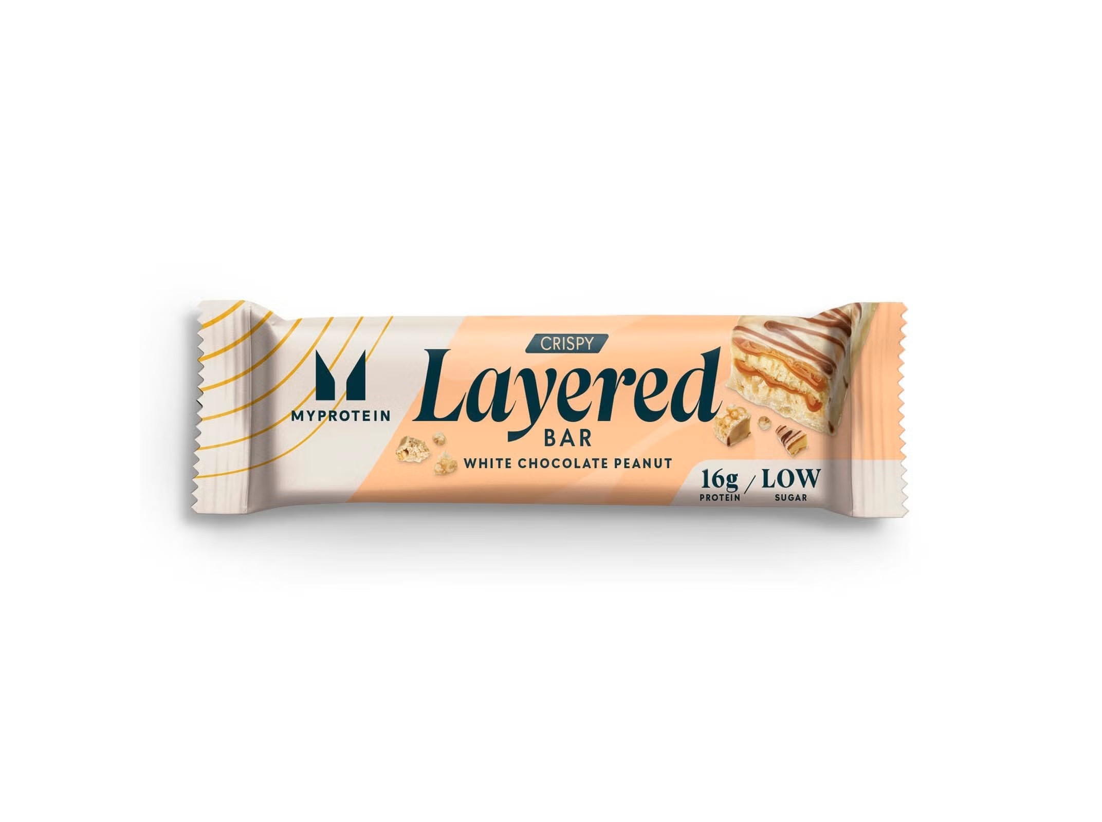 BARRA MYPROTEIN CRISPY CHOC BRANCO 58G