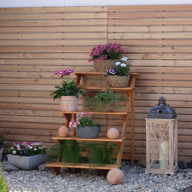 promadino Pflanzentreppe »Blumentreppe gross« BxTxH: 78x100x109 cm