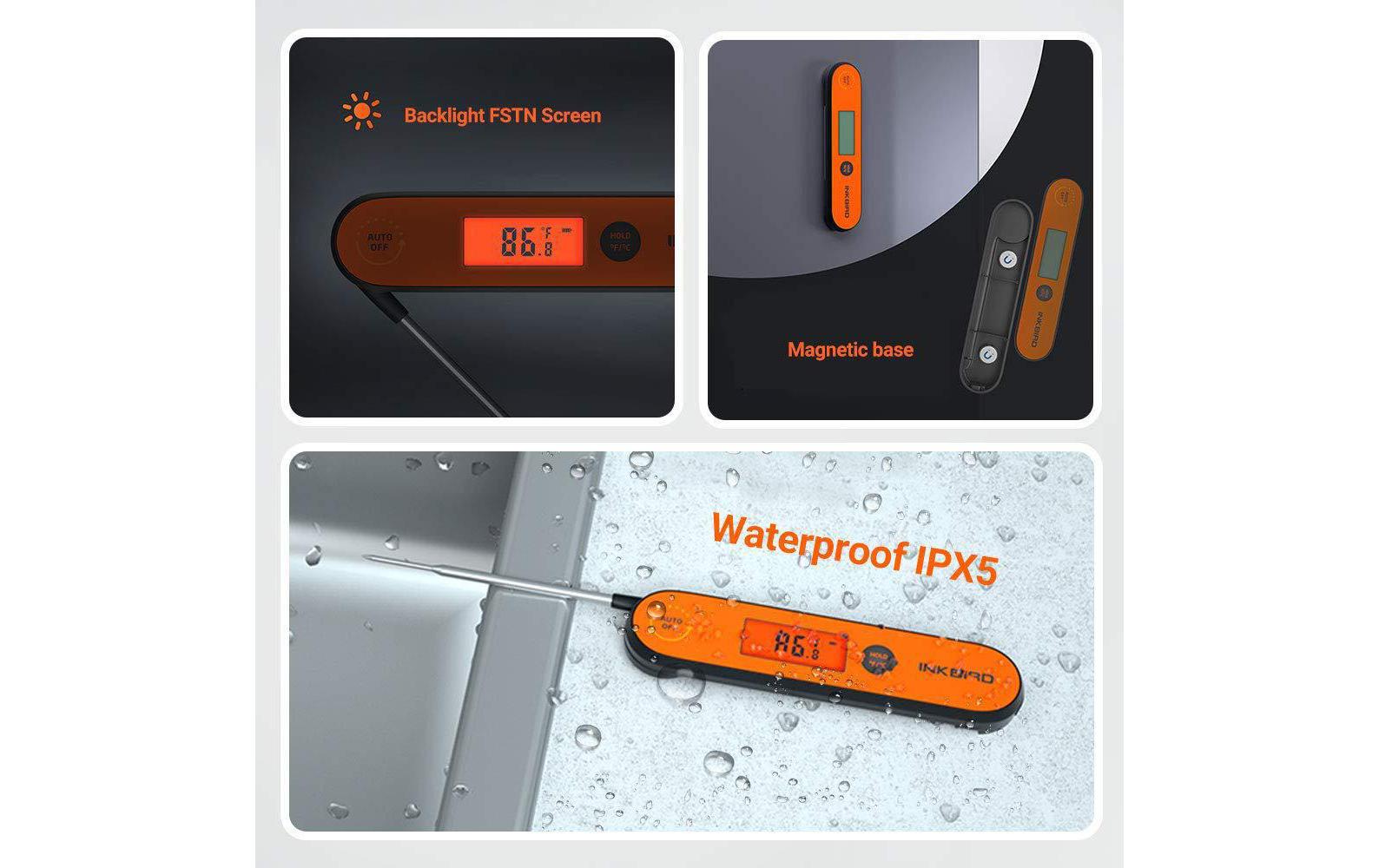 Fleischthermometer IBT-IHT-1PTemperaturermittlung in drei bis fünf Sekunden