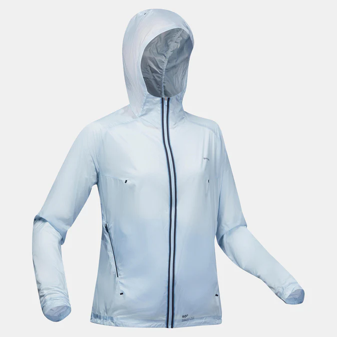 Decathlon Quechua - Jaqueta feminina leve e corta-vento Quechua MH900